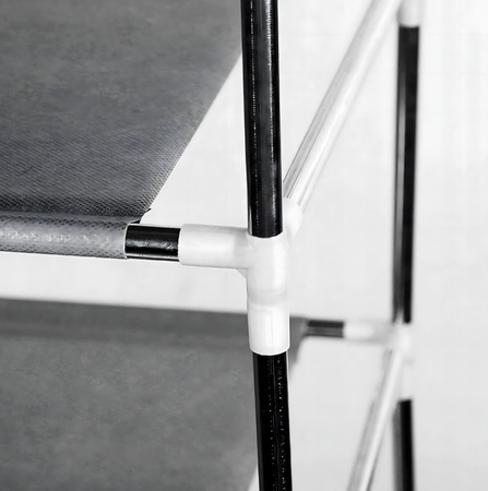 TEKSTYLNA SZAFKA NA BUTY składana obuwie duży regał materiałowy 160cm