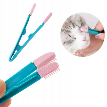 GRZEBIEŃ PĘSETA DO OKOLIC OCZU I PIELĘGNACJI ZWIERZĄT psów kotów