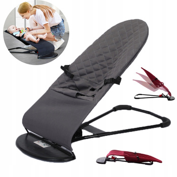 LEŻACZEK BUJACZEK ergonomiczny dla dziecka 4w1 fotelik balansowy krzesełko