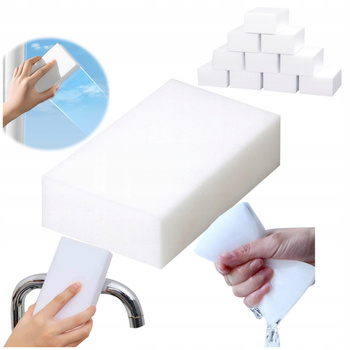 MAGICZNA GĄBKA 10SZT DO CZYSZCZENIA USUWANIA PLAM BRUDU MELAMINA