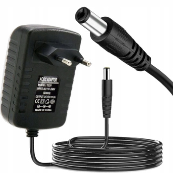 ZASILACZ IMPULSOWY AC/DC uniwersalna ładowarka adapter 12V 2A wtyk 5,5 mm