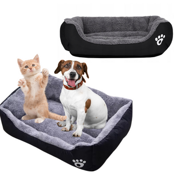 MIĘKKIE LEGOWISKO XXL 60x45 dla psa kota ciepła poduszka kojec kanapa