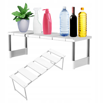 ORGANIZER PÓŁKA DO SZAFKI KUCHENNEJ stojak na blat pod zlew regał do szafki