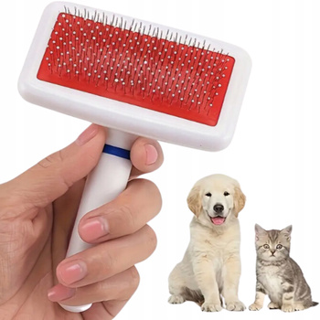 SZCZOTKA DLA PSA KOTA PUDLÓWKA GRZEBIEŃ UNIWERSALNA WYCZESYWANIE SIERŚCI