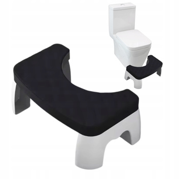 Podnóżek toaletowy stołek podest łazienkowy do toalety WC czarny