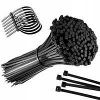 TRYTYTKI OPASKI ZACISKOWE 100szt 300mm trytki kablowe taśma opaska zaciski