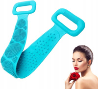 MYJKA DO MYCIA PLECÓW MASAŻER SILIKONOWY DWUSTRONNA DO PLECÓW CIAŁA