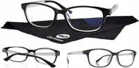 OKULARY KOREKCYJNE OPTIZON +2,00 plus dwa DO CZYTANIA solidne UV400