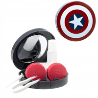 TURYSTYCZNY ZESTAW DO SOCZEWEK KONTAKTOWYCH etui Kapitan Ameryka