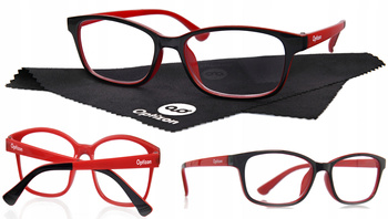OKULARY KOREKCYJNE OPTIZON -2,00 minus dwa solidne trwałe UV400