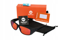 NAKŁADKA NA OKULARY BlueDefender BLOKUJĄCA ŚWIATŁO NIEBIESKIE na noc do TV