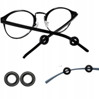 STOPERY KÓŁKA NAKŁADKI na ZAUSZNIKI do okularów końcówki antypoślizgowe 2sz