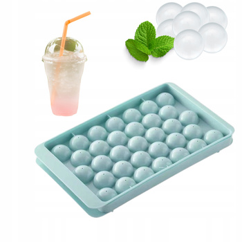 FOREMKA DO TWORZENIA KULEK LODOWYCH pojemnik na okrągłe kostki lodu