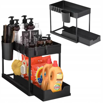 UNIWERSALNY REGAŁ ORGANIZER do kuchni łazienki na biurko z wysuwaną półką