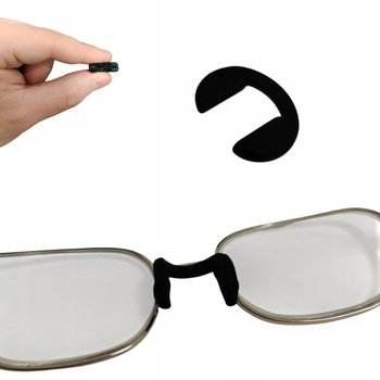 Silikonowa antypoślizgowa gumka na noski do okularów komfortowe