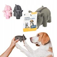 ZABAWKA DLA PSA chrumkająca świnka guma zabawka 1 szt. gryzak MIX