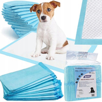 PODKŁADY HIGIENICZNE MATY DLA PSA NAUKA SIKANIA M 35x45cm chłonne 100 SZTUK
