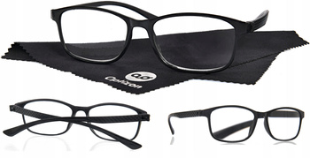 OKULARY KOREKCYJNE OPTIZON +2,00 plus dwa DO CZYTANIA klasyczne