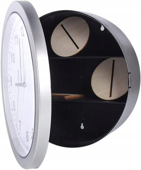 Pojemnik ZEGAR ŚCIENNY schowek skrytka sejf pieniądze 