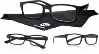 OKULARY KOREKCYJNE OPTIZON -3,50 minus trzy i pół czarne klasyczne