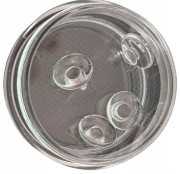 NOSKI DO OKULARÓW 4szt 9x9mm antypoślizgowe transparentne wciskane